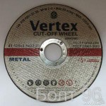 Круги отрезные по металлу VERTEX - Интернет-магазин крепежных изделий "Болт96", Екатеринбург